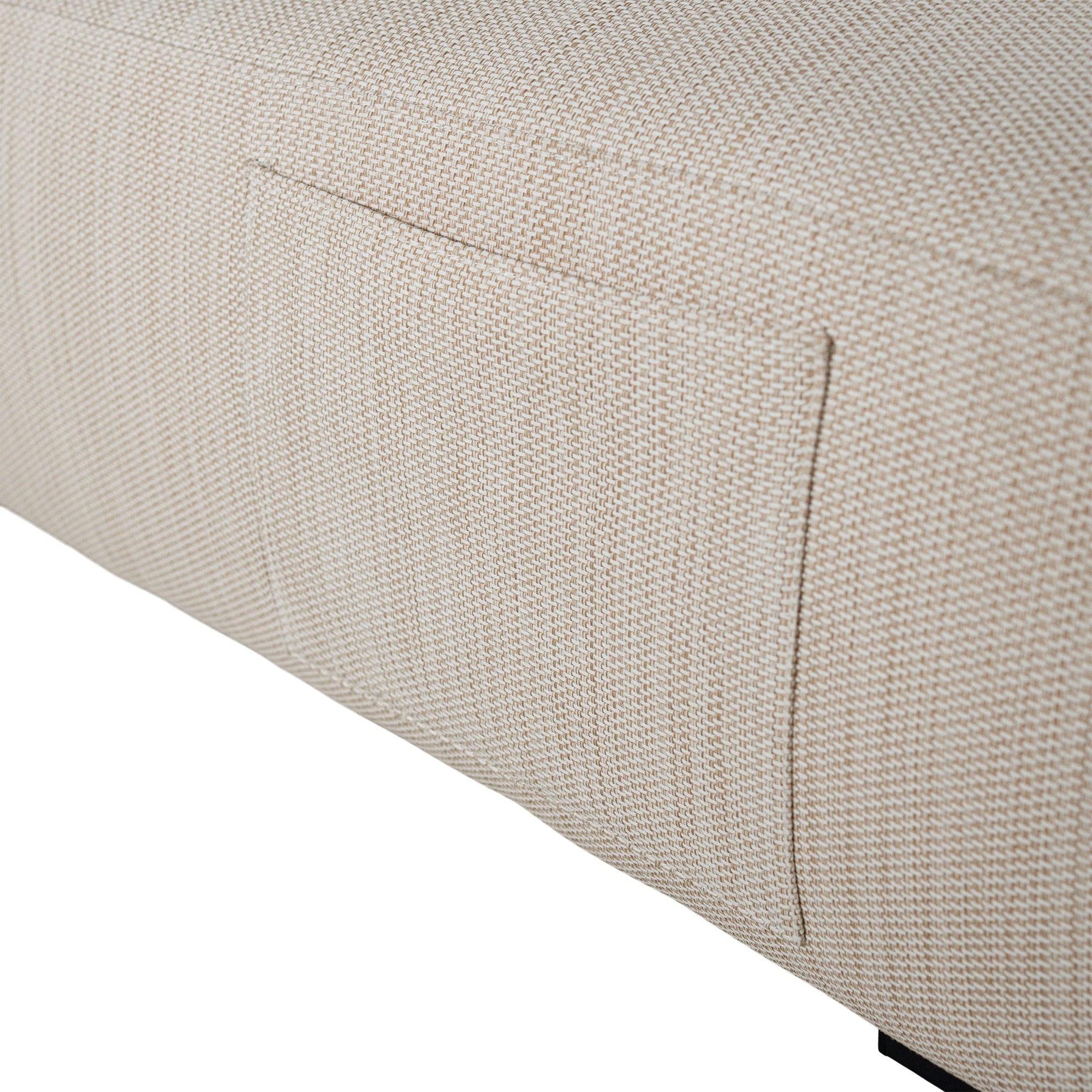 Travis Outdoor Sofa Chaise Pebble