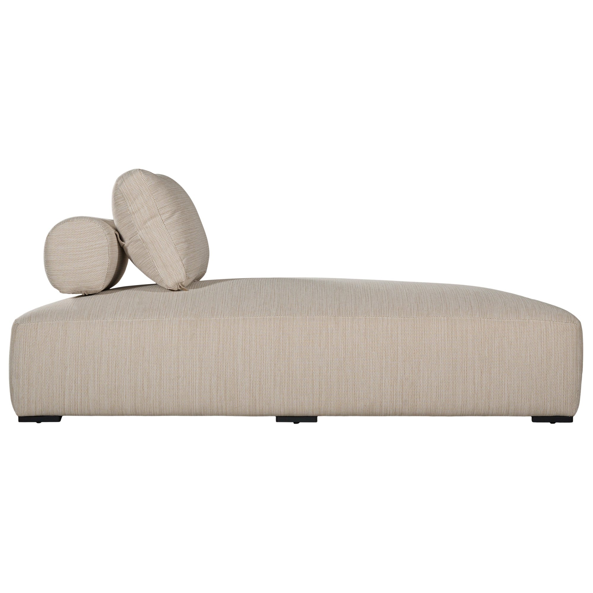 Travis Outdoor Sofa Chaise Pebble