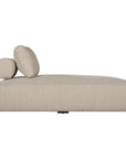 Travis Outdoor Sofa Chaise Pebble