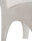 Tucan Curved Dining Chair Natural Fabric