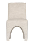 Tucan Curved Dining Chair Natural Fabric