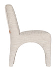 Tucan Curved Dining Chair Natural Fabric