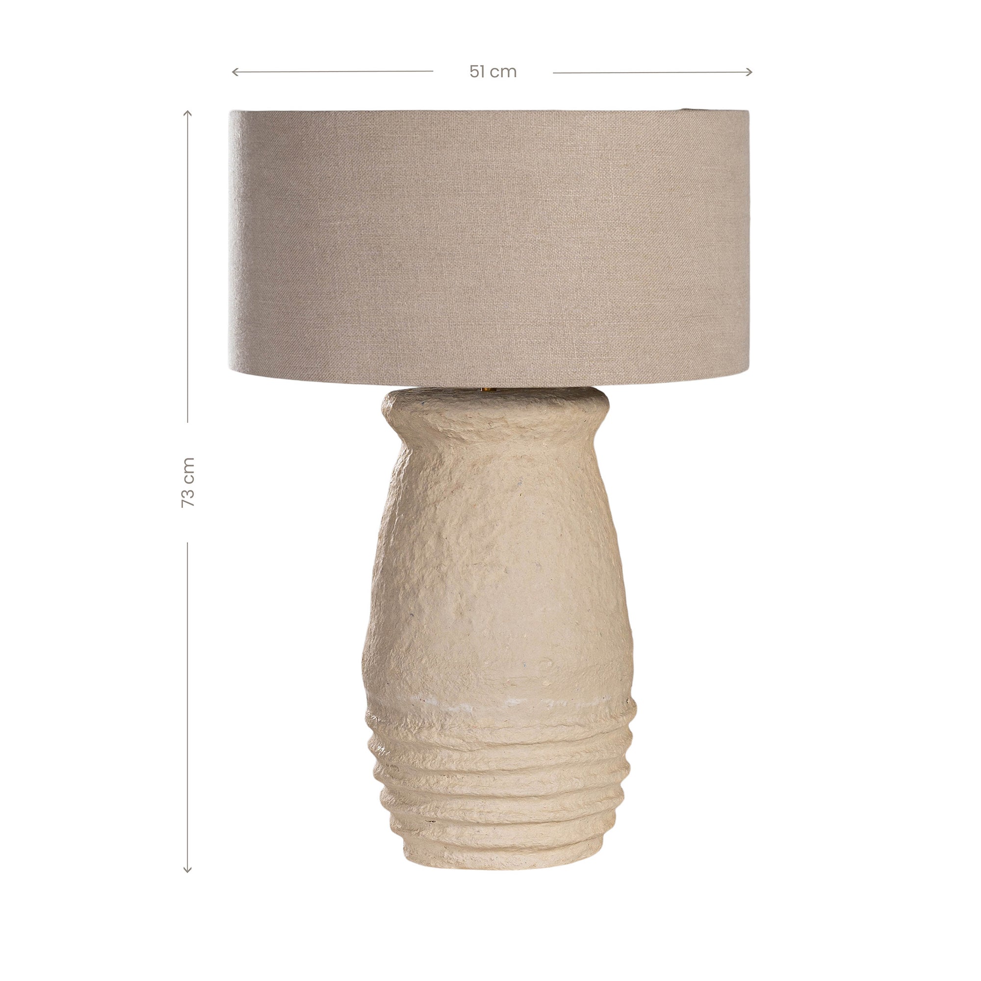 Udu Papier-Mâché Table Lamp