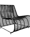 Villa Occasional Black Iron Chair