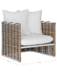 Zahara Outdoor One Seater Sofa 