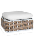 Zahara Outdoor Ottoman Footstool 