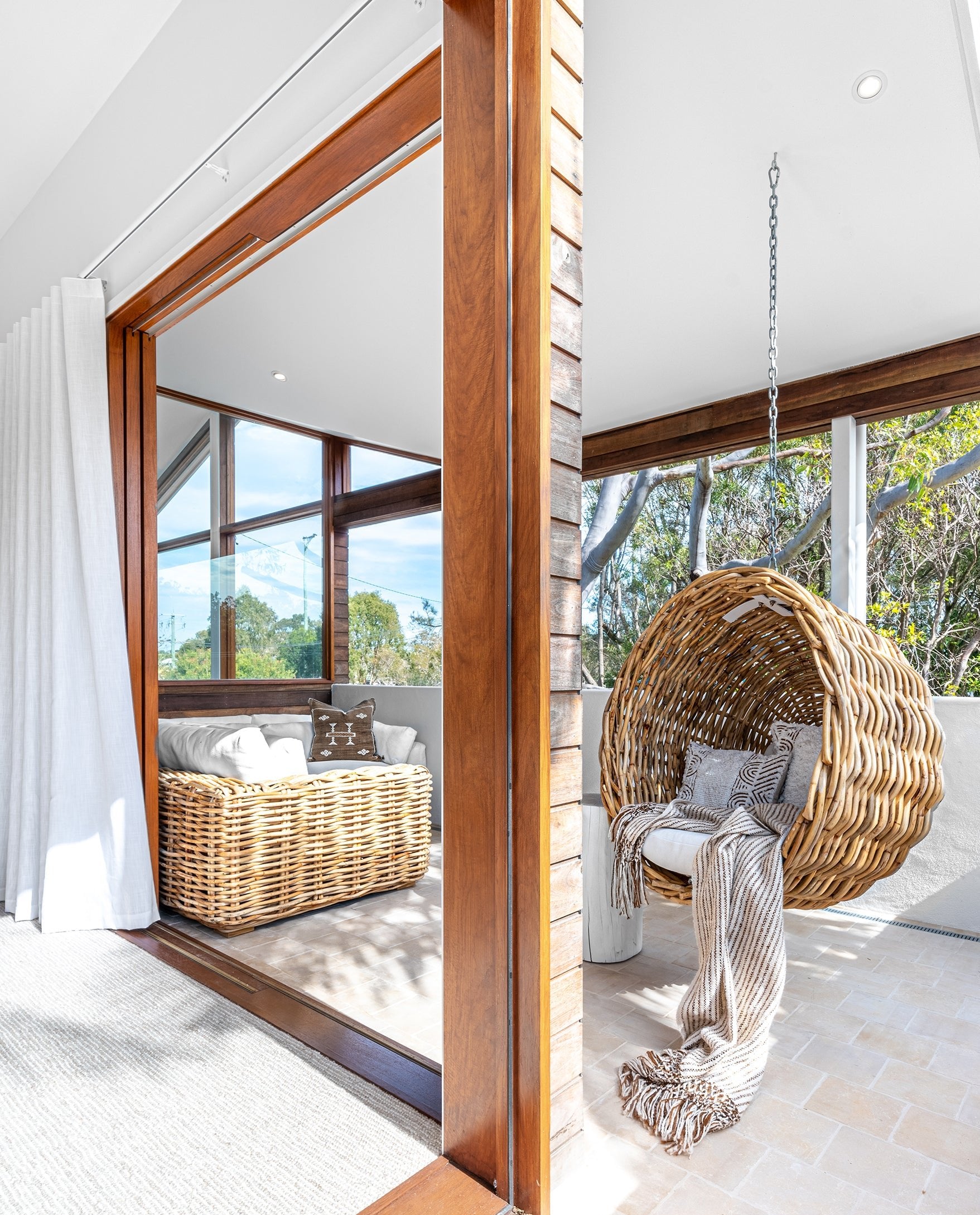 Zambezi Rattan Cocoon Hanging Chair