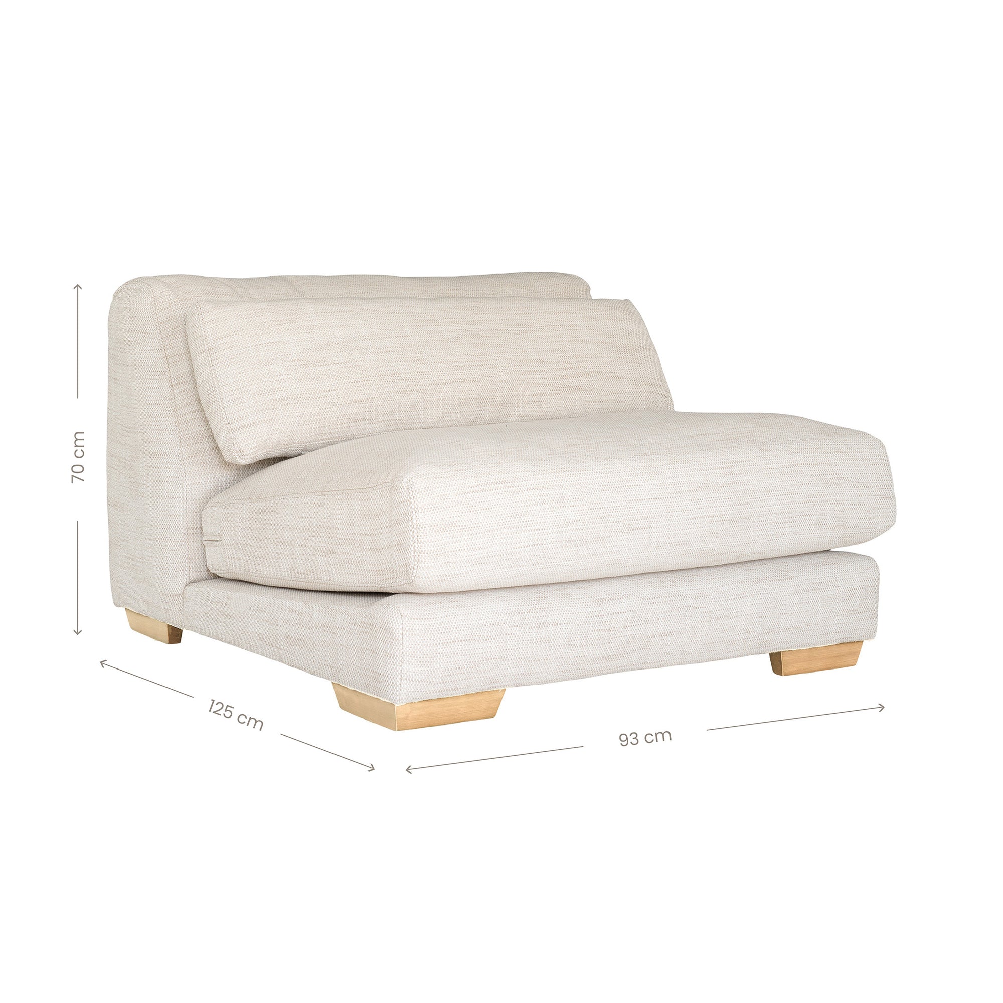 Zanele Single Sofa Modular Seat 