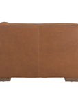 Zanele Three Seater Brown Leather Sofa