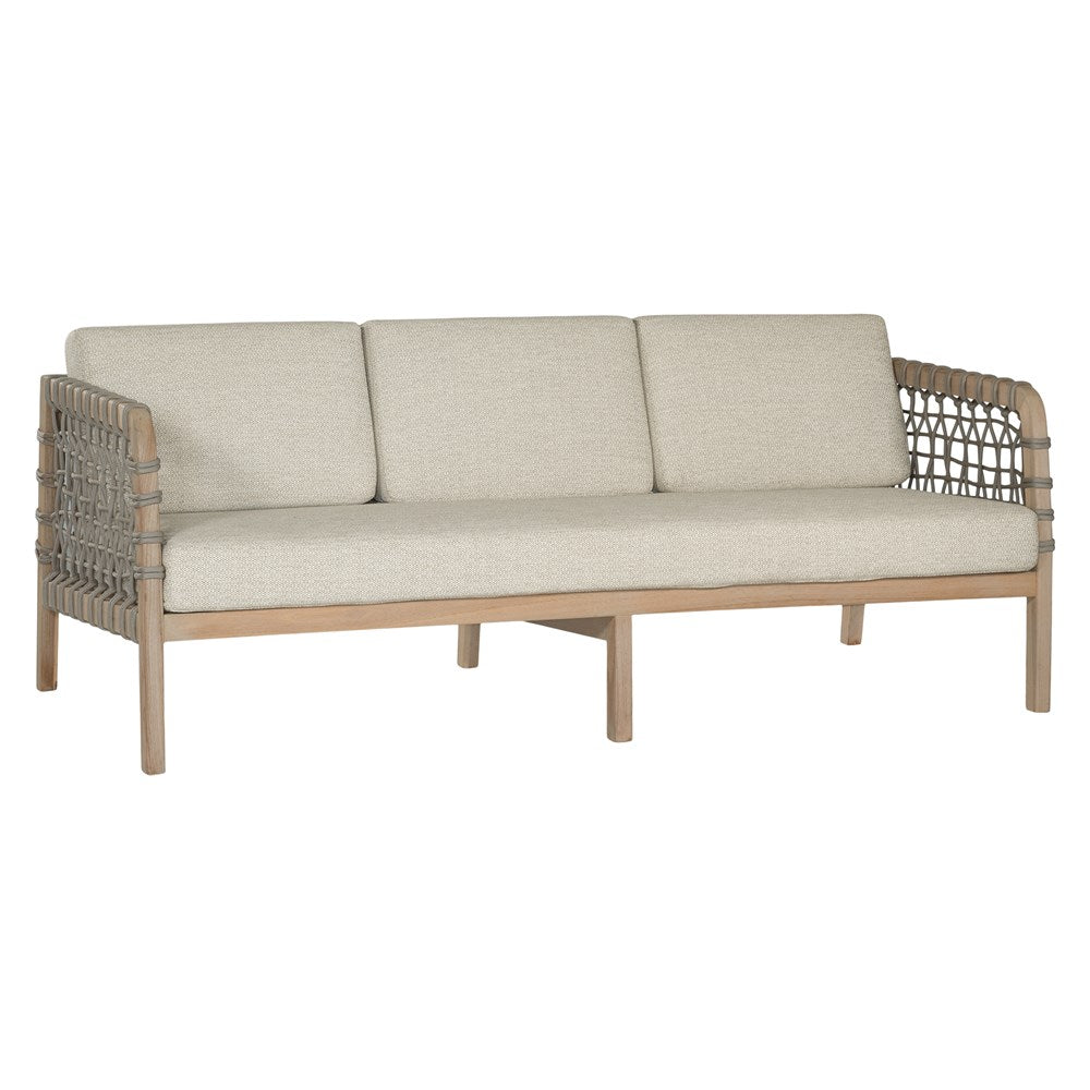 Ziggy Outdoor Teak Three Seater Sofa