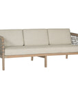 Ziggy Outdoor Teak Three Seater Sofa