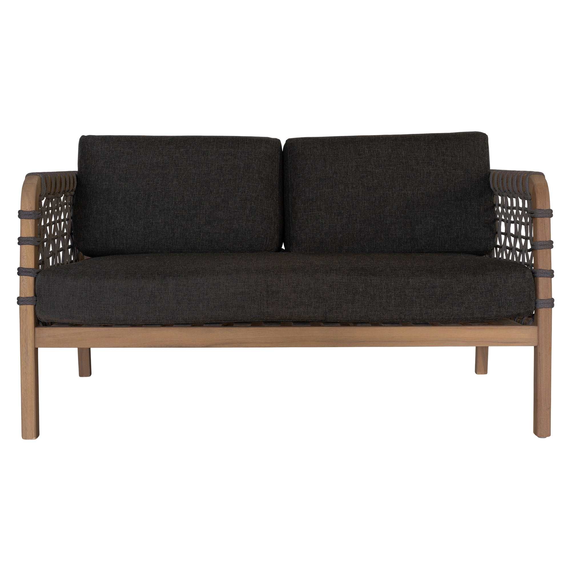 Ziggy Outdoor Teak Two Seater Sofa