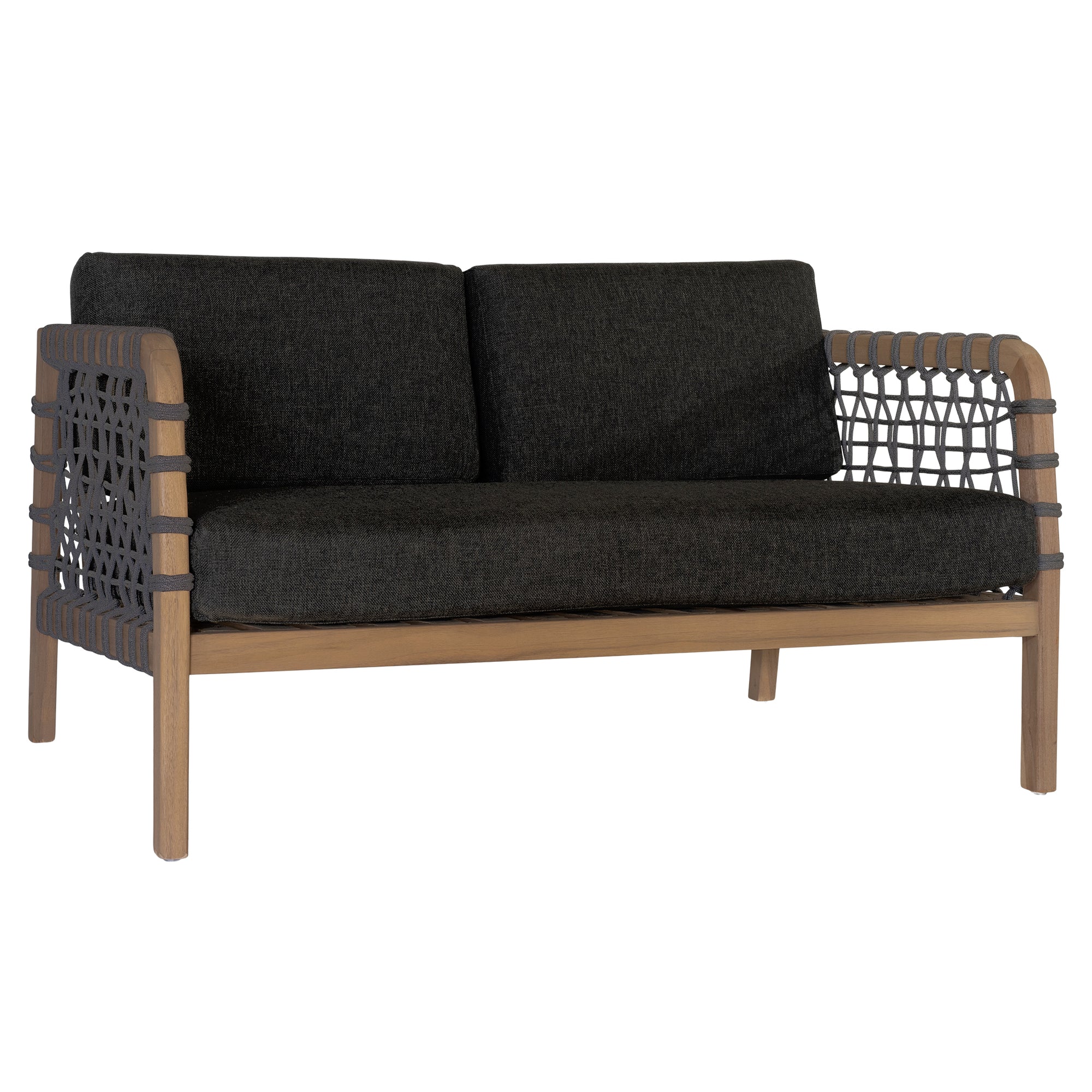 Ziggy Outdoor Teak Two Seater Sofa