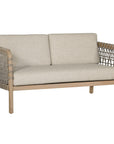 Ziggy Outdoor Teak Two Seater Sofa 