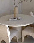 KULALA Tucan Dining Chairs_Nuru Dining Table_Bakinga Paper Mache Vase