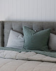 "Sea Mist" Linen European Pillowcases