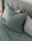 "Sea Mist" Linen European Pillowcases