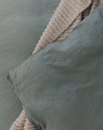 "Sea Mist" Linen Duvet Cover