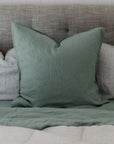 "Sea Mist" Linen European Pillowcases